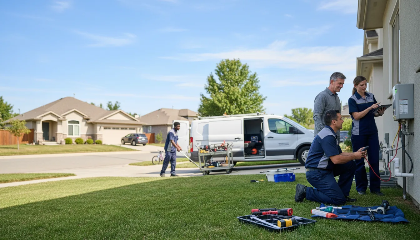 Tankless water heater service in Goltry, OK